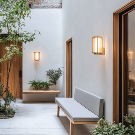 Phanos IP54 Lantern Wall